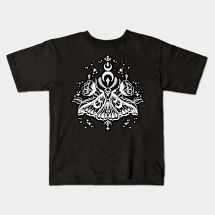 Floral Moth Kids T-Shirt